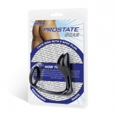 Стимулятор простаты с фиксацией эрекционным кольцом Prostate Gear - BlueLine - в Грозном купить с доставкой
