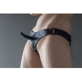 Черные трусики Better с анальной насадкой - 8 см. - Lola Games - купить с доставкой в Грозном