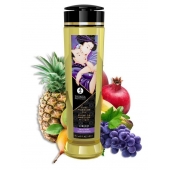 Массажное масло Libido Exotic Fruits с ароматом экзотических фруктов - 240 мл. - Shunga - купить с доставкой в Грозном