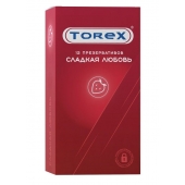 Презервативы Torex  Сладкая любовь  с ароматом клубники - 12 шт. - Torex - купить с доставкой в Грозном