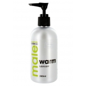 Лубрикант с согревающим эффектом MALE Cobeco Warm Lubricant - 250 мл. - Cobeco - купить с доставкой в Грозном