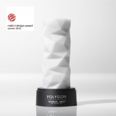 Белый 3D мастурбатор POLYGON - Tenga - в Грозном купить с доставкой