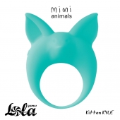 Зеленое эрекционное кольцо Kitten Kyle - Lola Games - в Грозном купить с доставкой