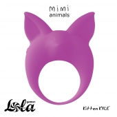 Фиолетовое эрекционное кольцо Kitten Kyle - Lola Games - в Грозном купить с доставкой