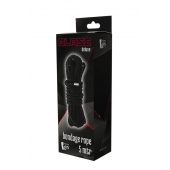 Черная веревка для шибари DELUXE BONDAGE ROPE - 5 м. - Dream Toys - купить с доставкой в Грозном