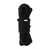 Черная веревка для шибари DELUXE BONDAGE ROPE - 5 м. - Dream Toys - купить с доставкой в Грозном