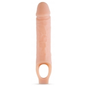 Телесный реалистичный фаллоудлинитель 10 Inch Silicone Cock Sheath Penis Extender - 25,4 см. - Blush Novelties - в Грозном купить с доставкой