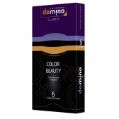 Разноцветные презервативы DOMINO Colour Beauty - 6 шт. - Domino - купить с доставкой в Грозном