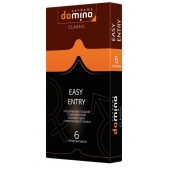Презервативы с увеличенным количеством смазки DOMINO Easy Entry - 6 шт. - Domino - купить с доставкой в Грозном