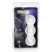 Прозрачный фигурный мастурбатор Master Stroker - Blush Novelties - в Грозном купить с доставкой