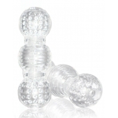Прозрачный фигурный мастурбатор Master Stroker - Blush Novelties - в Грозном купить с доставкой