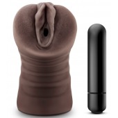 Коричневый мастурбатор-вагина Hot Chocolate Brianna - Blush Novelties - в Грозном купить с доставкой