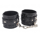 Черные наручники Surrender Wrist Restraints - Chisa - купить с доставкой в Грозном