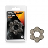 Дымчатое эрекционное кольцо Stay Hard Thick Bead Cock Ring - Blush Novelties - в Грозном купить с доставкой