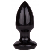 Черная анальная пробка MAGNUM 5 - 8,5 см. - LOVETOY (А-Полимер)