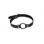 Черный кляп-кольцо Modesty - Lola Games - купить с доставкой в Грозном