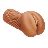 Кофейный мастурбатор-вагина Dumpling - Lola Games - в Грозном купить с доставкой