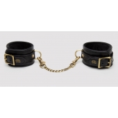 Черные оковы на ноги Bound to You Faux Leather Ankle Cuffs - Fifty Shades of Grey - купить с доставкой в Грозном