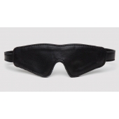 Черная плотная маска на глаза Bound to You Faux Leather Blindfold - Fifty Shades of Grey - купить с доставкой в Грозном