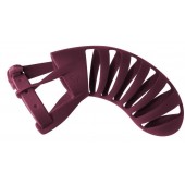 Мужской пояс верности бордового цвета Romello - Lola Games - купить с доставкой в Грозном