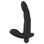 Черный вибромассажер простаты Naughty Finger Prostate Vibe - 13,8 см. - Orion - в Грозном купить с доставкой