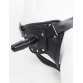Черный пояс для насадок CLASS STRAP Restyling - LOVETOY (А-Полимер) - купить с доставкой в Грозном