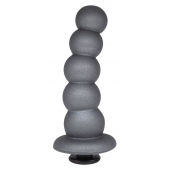 Черная насадка-елочка PLATINUM 6  - 17 см. - LOVETOY (А-Полимер) - купить с доставкой в Грозном