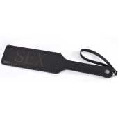 Черная гладкая шлепалка SEX - 35 см. - Sitabella - купить с доставкой в Грозном