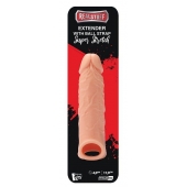 Телесная насадка EXTENDER WITH BALL STRAP 6.5 - 17 см. - Dream Toys - в Грозном купить с доставкой