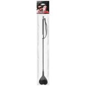 Черный стек с наконечником-сердечком - 54 см. - Notabu - купить с доставкой в Грозном