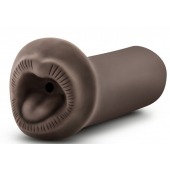 Коричневый мастурбатор-ротик Naughty Nicole - Blush Novelties - в Грозном купить с доставкой