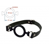 Черный кляп-рамка на регулируемых ремешках - Sitabella - купить с доставкой в Грозном