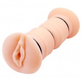 Телесный вибромастурбатор-вагина Michelle - Baile - в Грозном купить с доставкой