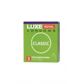Гладкие презервативы LUXE Royal Classic - 3 шт. - Luxe - купить с доставкой в Грозном