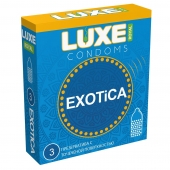 Текстурированные презервативы LUXE Royal Exotica - 3 шт. - Luxe - купить с доставкой в Грозном