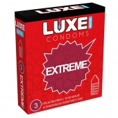 Текстурированные презервативы LUXE Royal Extreme - 3 шт. - Luxe - купить с доставкой в Грозном