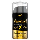 Жидкий интимный гель с эффектом вибрации Vibration! Vodka Energy - 15 мл. - INTT - купить с доставкой в Грозном