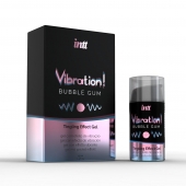Жидкий интимный гель с эффектом вибрации Vibration! Bubble Gum - 15 мл. - INTT - купить с доставкой в Грозном