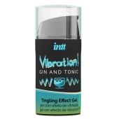 Жидкий интимный гель с эффектом вибрации Vibration! Gin   Tonic - 15 мл. - INTT - купить с доставкой в Грозном