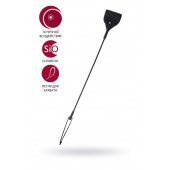 Черный гладкий стек с тонкой ручкой - 48 см. - ToyFa - купить с доставкой в Грозном