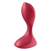Красный вибромассажёр простаты Satisfyer Backdoor Lover - 14 см. - Satisfyer - в Грозном купить с доставкой