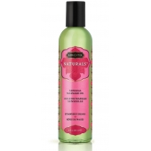 Массажное масло Naturals Strawberry Dreams с ароматом клубники - 236 мл. - Kama Sutra - купить с доставкой в Грозном