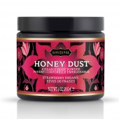 Пудра для тела Honey Dust Body Powder с ароматом клубники - 170 гр. - Kama Sutra - купить с доставкой в Грозном