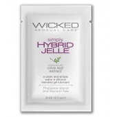 Гель-лубрикант на водно-силиконовой основе Simply Hybrid Jelle - 3 мл. - Wicked - купить с доставкой в Грозном