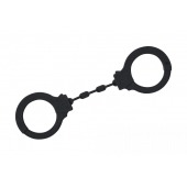 Черные силиконовые поножи Limitation - Lola Games - купить с доставкой в Грозном