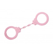 Розовые силиконовые поножи Limitation - Lola Games - купить с доставкой в Грозном