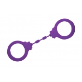 Фиолетовые силиконовые поножи Limitation - Lola Games - купить с доставкой в Грозном