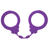 Фиолетовые силиконовые поножи Limitation - Lola Games - купить с доставкой в Грозном