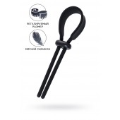 Черное эрекционное лассо на пенис Keb - A-toys - в Грозном купить с доставкой