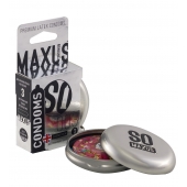 Экстремально тонкие презервативы в железном кейсе MAXUS Extreme Thin - 3 шт. - Maxus - купить с доставкой в Грозном